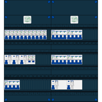 Schotman Elektro B.V. – GACIA GACK –3x ALS 2p, 2x ALS 4p, 11x INS, 4x INS 4p, kookgroep