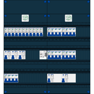 Schotman Elektro B.V. – GACIA GACK –3x ALS 2p, 2x ALS 4p, 11x INS, 4x INS 4p, beltrafo