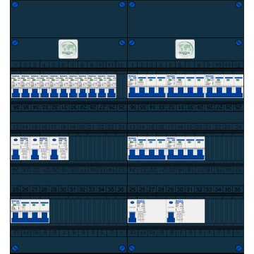 Schotman Elektro B.V. – GACIA GACK –3x ALS 2p, 2x ALS 4p, 11x INS, 5x INS 4p