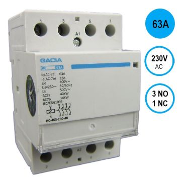 HC-63A-3NO1NC-230V