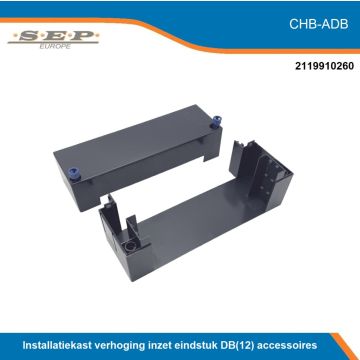 SEP CHB-ADB eindinzetstuk voor Livion DB accessoires – open uitvoering