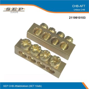 SEP UniBox CHB-AFT - faseblokjes - aansluitblokjes - ongeïsoleerd